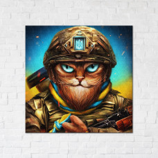 Мужній Котик ©Маріанна Пащук