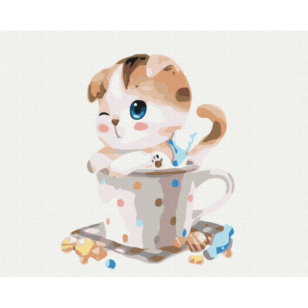 Кошеня в чашці