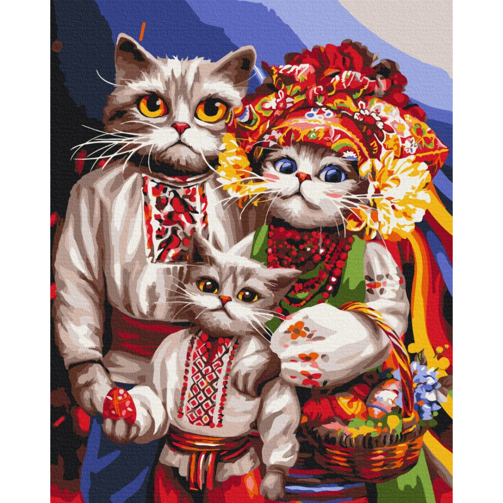 Сім'я котиків-гуцулів © Маріанна Пащук Сім'я котиків-гуцулів © Маріанна Пащук