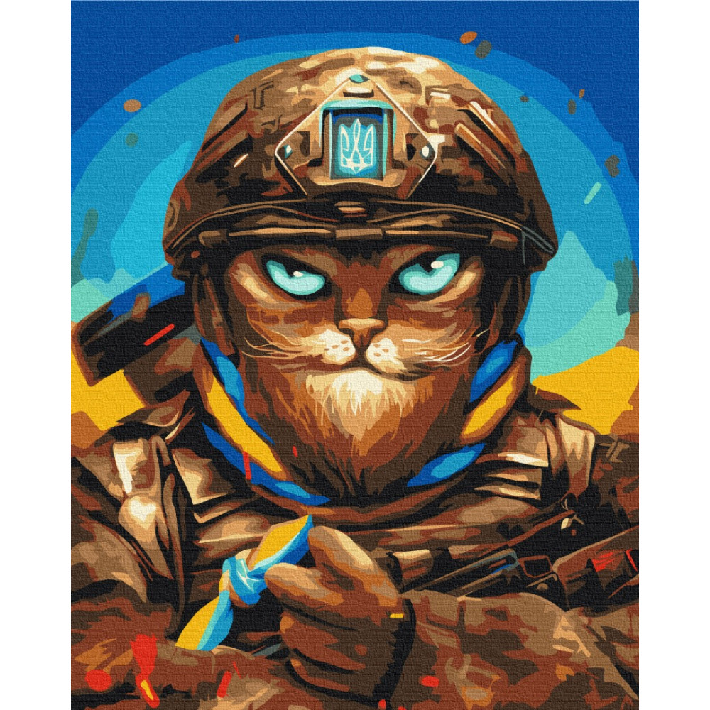 Мужній Котик ©Маріанна Пащук
