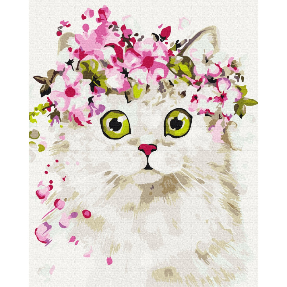 Здивована киця