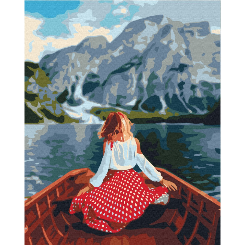 Мандрівниця на озері Браєс