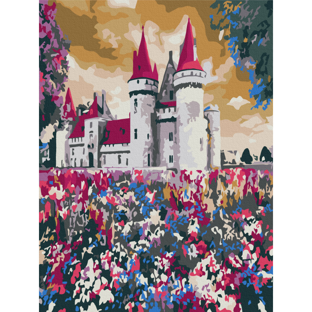 Замок серед польових квітів