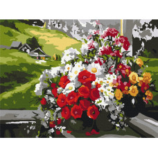 Букети на вікні