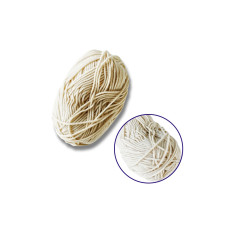 Пряжа фасованна петляста 50гр. (80% бавовни+ 20% молочна клітковина) бежева