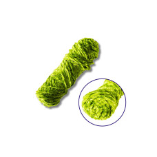 "Пряжа плюшева синель 100гр. (100% поліестер)" зелений