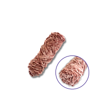 "Пряжа плюшева синель 100гр. (100% поліестер)"  темний рожевий