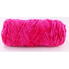 "Пряжа плюшева синель 100гр. (100% поліестер)"  червона троянда