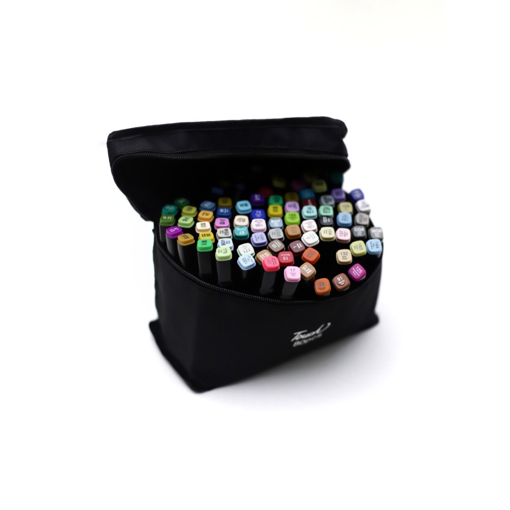 Набір перманентних двосторонніх маркерів на спиртовій основі (80 шт)