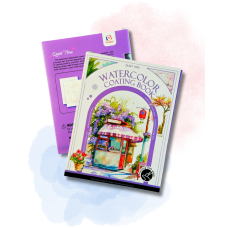 Акварельний скетчбук, з ручкою та твердими фарбами "Город"