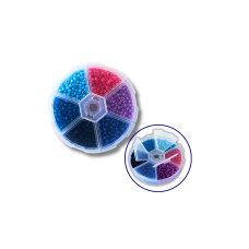 Набір бісеру для декору та творчості 6 - кольоровий 3 мм №11