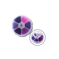 Набір бісеру для декору та творчості 6 - кольоровий 3 мм №5