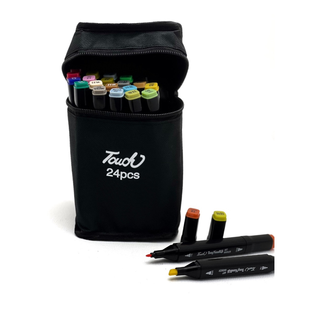 Набір перманентних двосторонніх маркерів на спиртовій основі (24 шт)