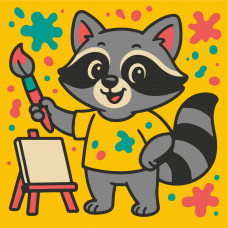 Єнот-художник