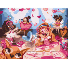 Веселі валентинки ©Євгенія Лісова