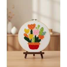 Набір для створення килимової вишивки "Горщик щастя"