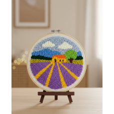 Набір для створення килимової вишивки "Лавандове поле"