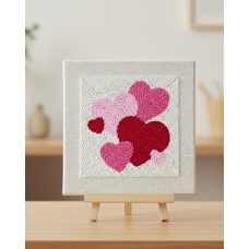 Набір для створення килимової вишивки "Любов у стібках"