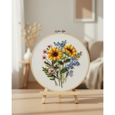 Набір для вишивки гладдю "Сонячний букет"