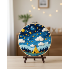 Набір для валяння картини з вовни "Зоряна ніч"