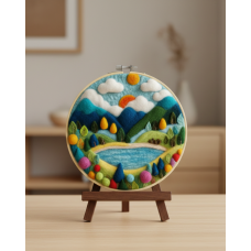 Набір для валяння картини з вовни "Казка гірського краю"