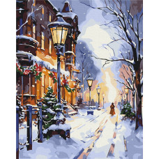 Сяйво ліхтарів взимку