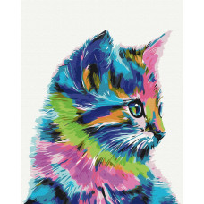 Котик у фарбі