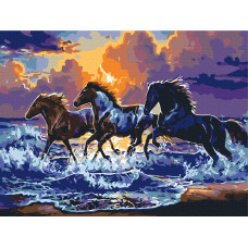 Табун чорних скакунів