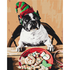 Мопс помічник Санти