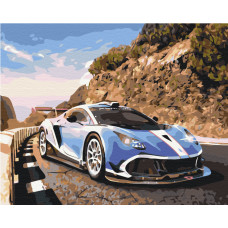 Спорткар в горах