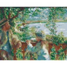 Біля озера. П'єр-Огюст Ренуар