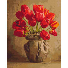 Букет домашніх тюльпанів