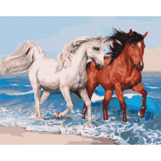 Коні на узбережжі