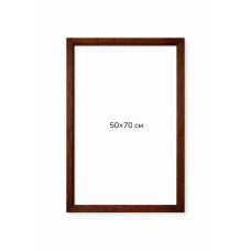Багетна рамка (темне дерево 2 см) 50х70