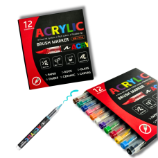 Акрилові маркери (12 шт)