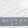 3D панель самоклеюча кладка 770х700х5мм Біла (031) SW-00000167 3D панель самоклеюча кладка 770х700х5мм Біла (031) SW-00000167