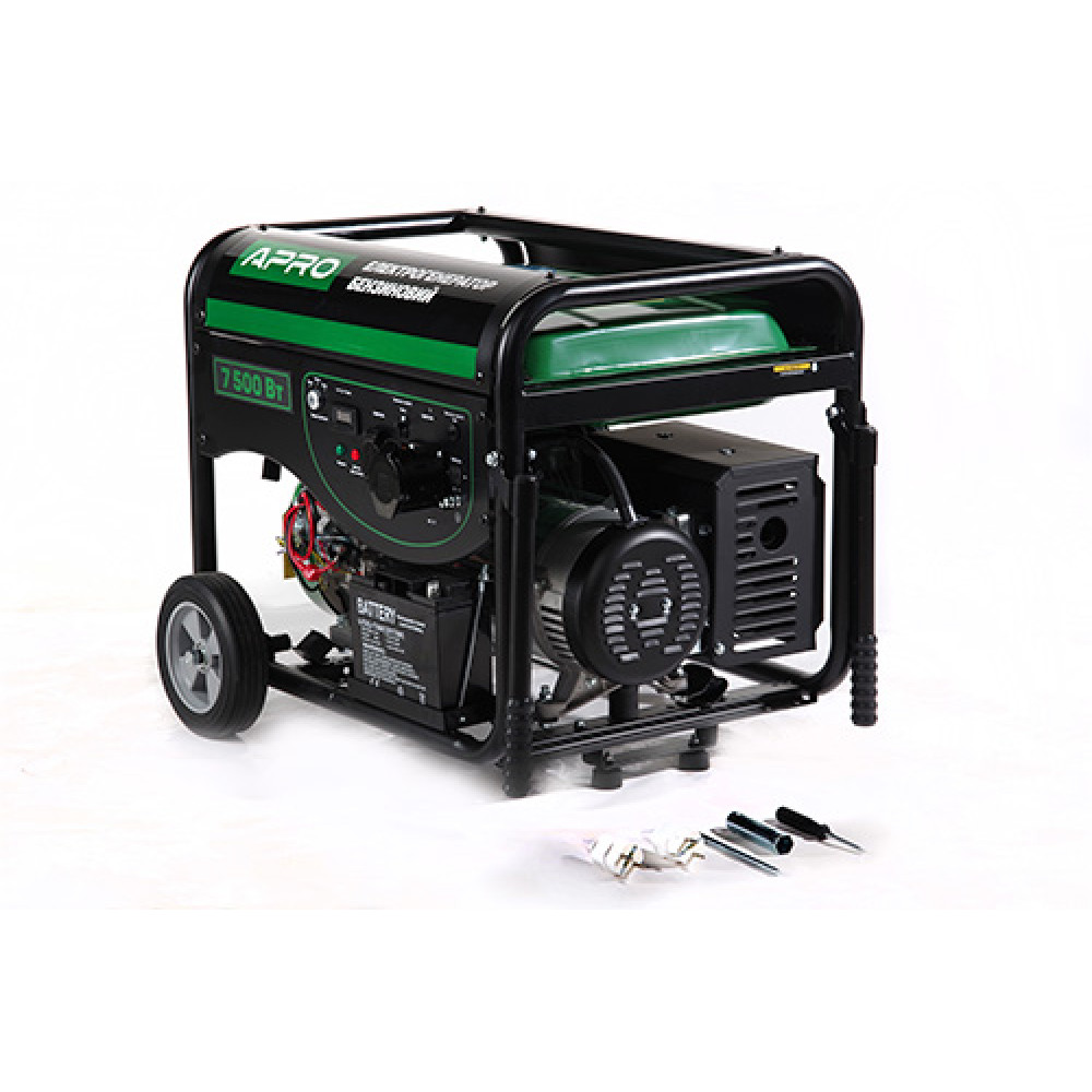Генератор бензиновий 4-х тактний GG-70Е 7.0/7.5 кВт (електро запуск) APRO Генератор бензиновий 4-х тактний GG-70Е 7.0/7.5 кВт (електро запуск) APRO