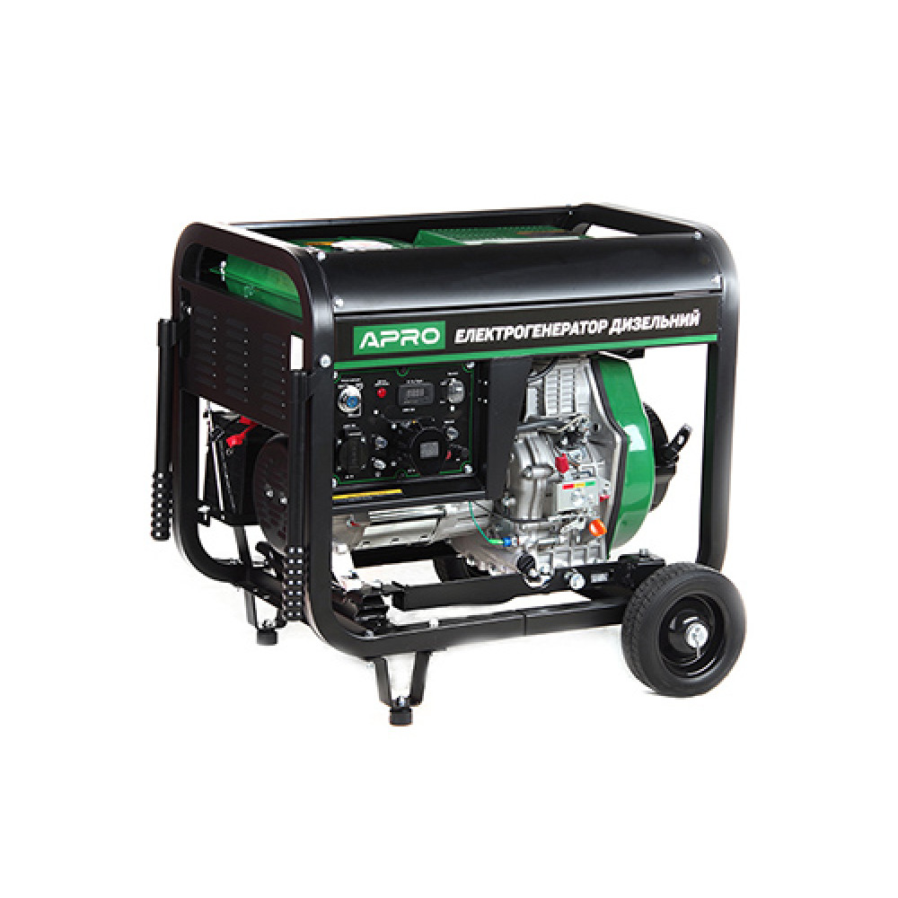 Генератор дизельний 4-х тактний DG-50Е 5.0/5.5кВт (електро запуск) APRO