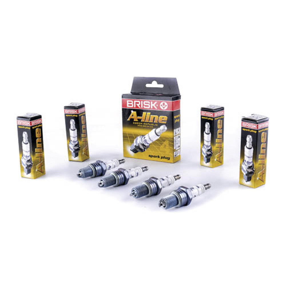 Свічки запалювання ВАЗ 2108, 2109, 21099, 2110, 2111, 2112, 2113, 2114, 2115, 1117, 1118, 1119 "Калина" , Daewoo Lanos, Sens (A-Line 2; двиг. 8 клап.) BRISK