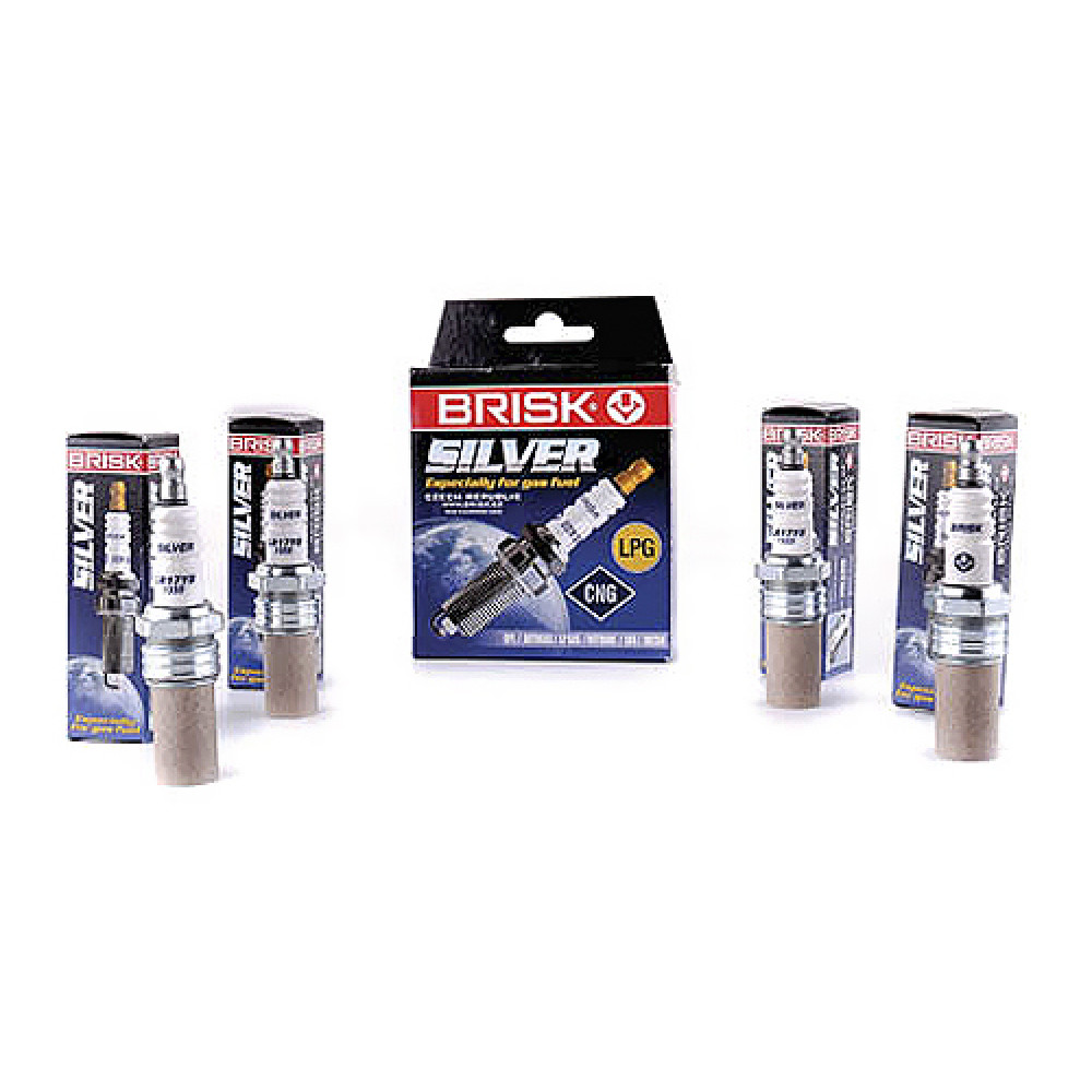 Свічки запалювання ГАЗ 2705, 3102, 3302 "Газель" (Silver LR17YS.4K) BRISK