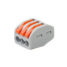 Клема з'єднувальна самозатискна 3 провідники (пач. 30 шт.) APRO