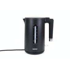 Електрочайник HHB8719S 1.7л. 1800Вт, корпус пластик, чорний, подвійні стінки Metec