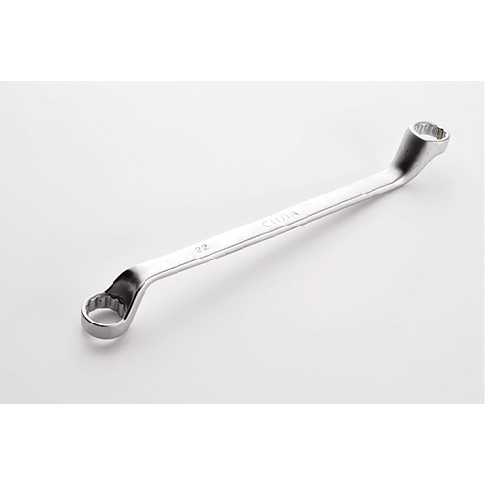 Ключ накидний двосторонній CrV 20x22мм СИЛА