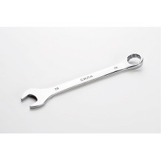 Ключ ріжково-накидний полірований CrV 28мм СИЛА
