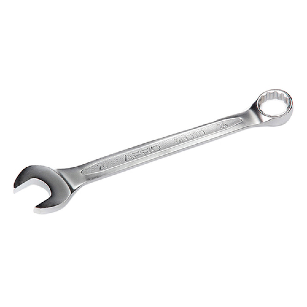 Ключ ріжково-накидний CrV 24мм (холодний штамп DIN3113) APRO