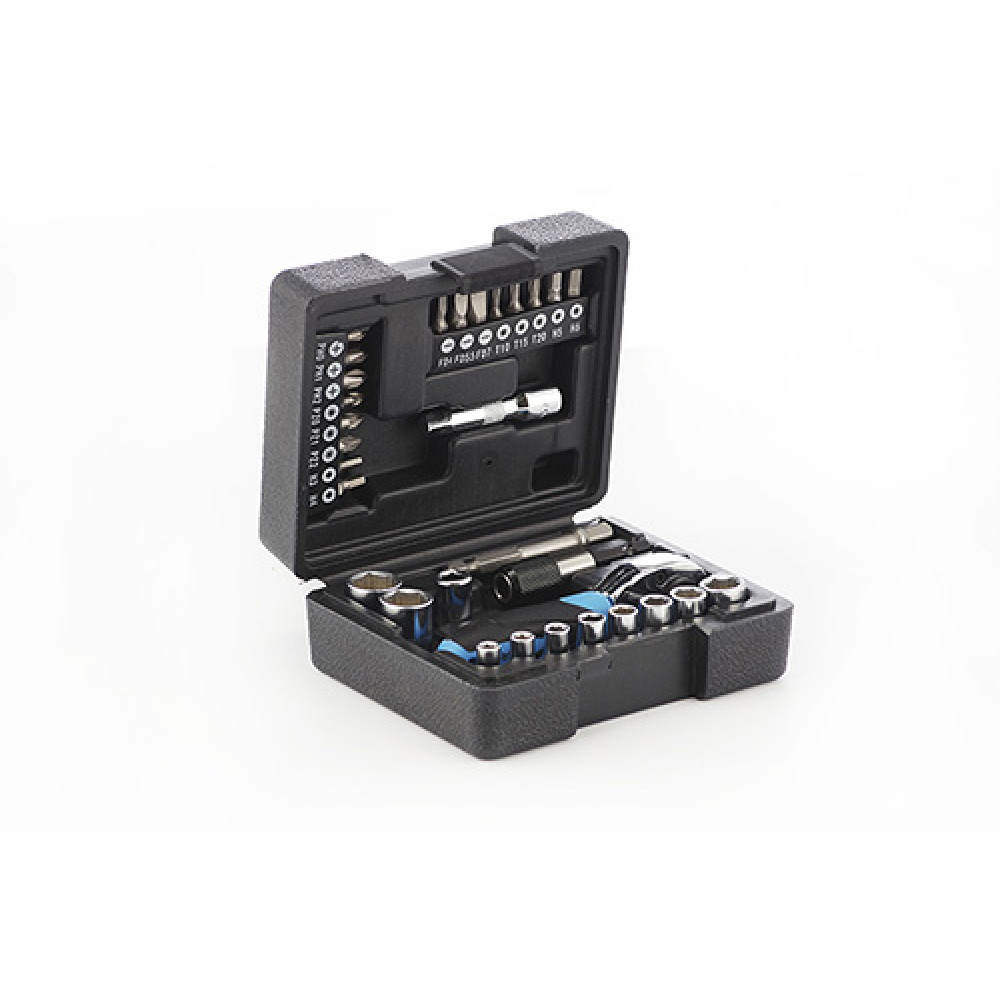 Набір насадок (інструментів) торцевих з тріскавкою CrV 1/4 (72Т) (31шт) APRO