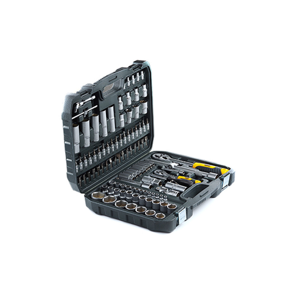 Набір насадок (інструментів) торцевих з тріскавкою CrV 1/4, 1/2 (72Т) (108шт)