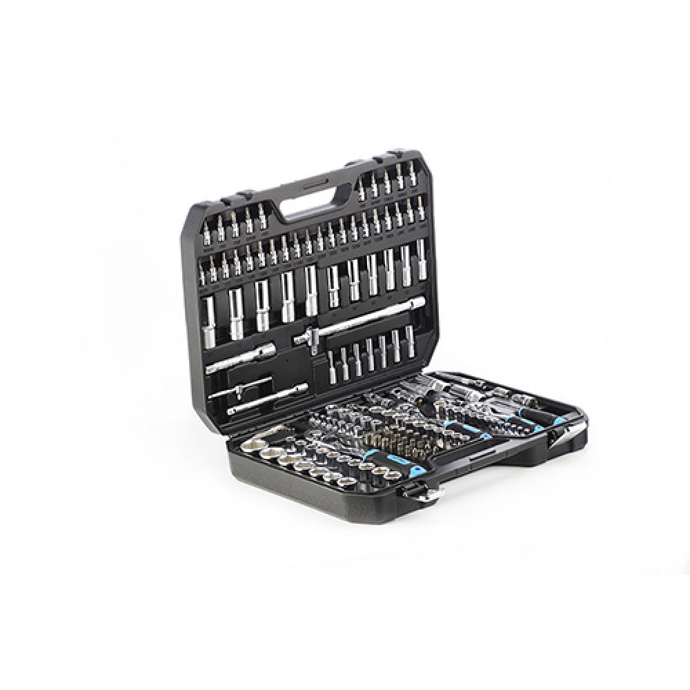 Набір насадок (інструментів) торцевих з тріскавкою CrV 1/4, 3/8, 1/2 (90т) (150шт) APRO