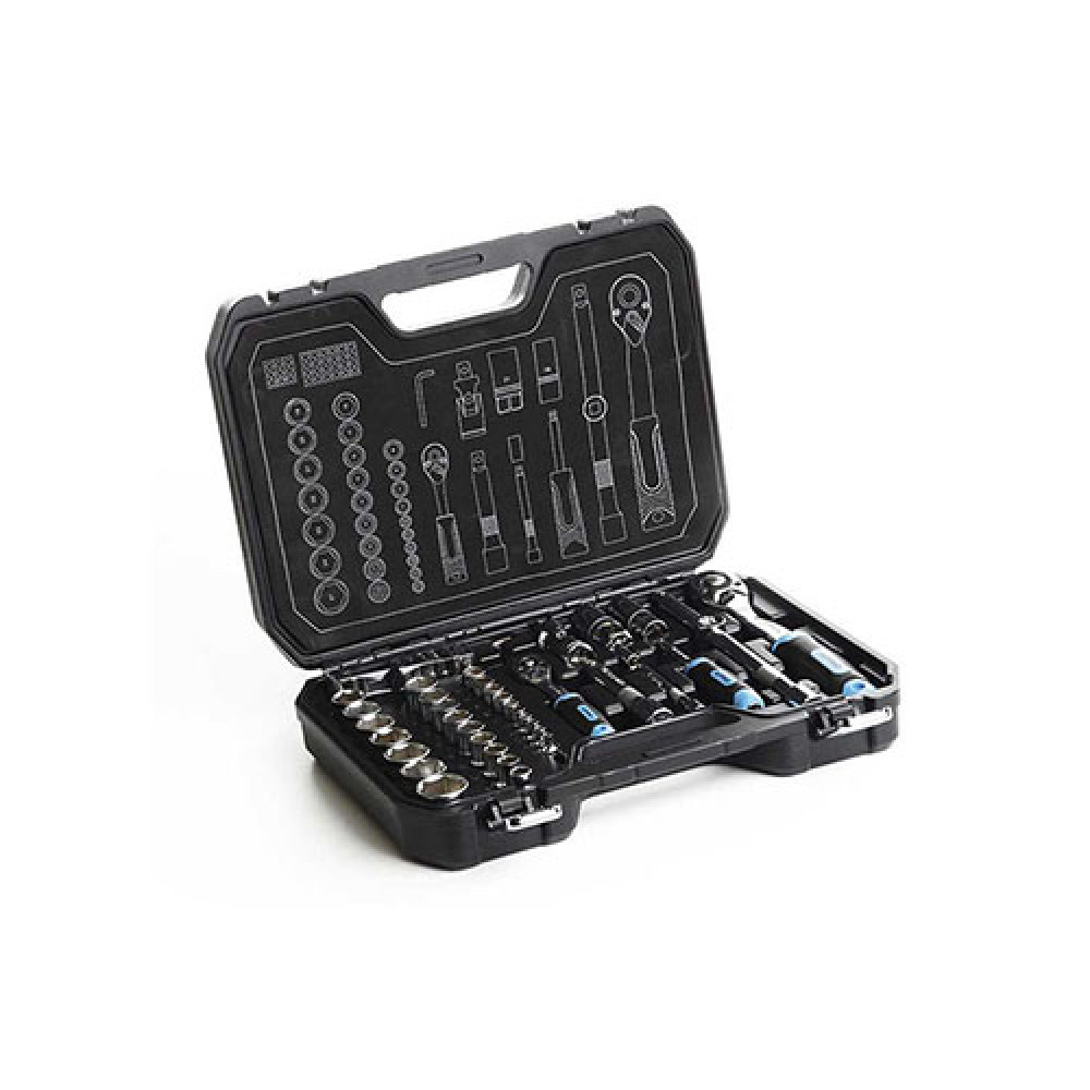 Набір насадок CrV ¼, ½ ( 90Т) (73 шт) APRO