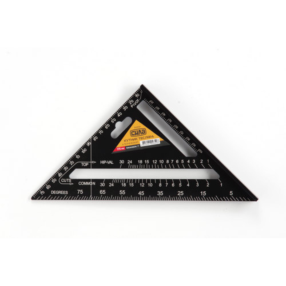 Кутник тесляра алюмінієвий Swanson 7'' (175мм) СИЛА